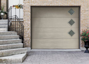 Vertical Confort - RAL 9002 - Hublots Losange Aluminium - Satinovo