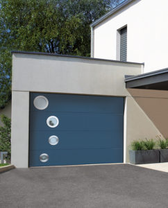 Vertical Thermo - RAL 5019 - Décor BULLES