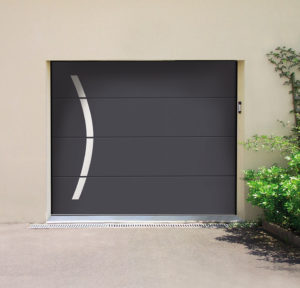 Vertical Thermo - RAL 7024 - Décor ONDE