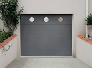Vertical Confort - RAL 7031 - Hublots Rond PVC - Satinovo
