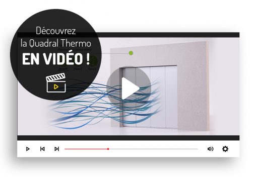 Découvrez en vidéo notre porte de garage latérale la + étanche et la + isolante du marché : la Quadral Thermo !