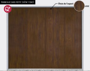 Panneaux : sans motif Chêne foncé