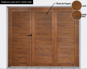 Panneaux : sans motif Chêne doré