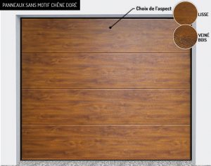 Panneaux : sans motif Chêne doré