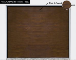 Panneaux : sans motif Chêne foncé