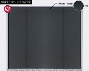 Panneaux : sans motif 7016 givré