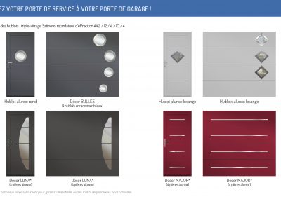 Coordonnez votre porte de service à votre porte de garage