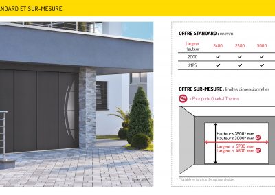 Les offres standards et sur-mesure
