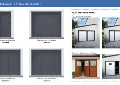 Une porte qui s'adapte à vos besoins