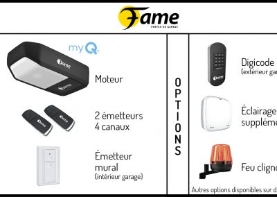 Motorisation et accessoires FAME